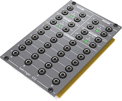 Behringer 173 QUAD GATE/MULTIPLES Legendäres analoges Quad Gate und Multiples Modul für Eurorack, 17