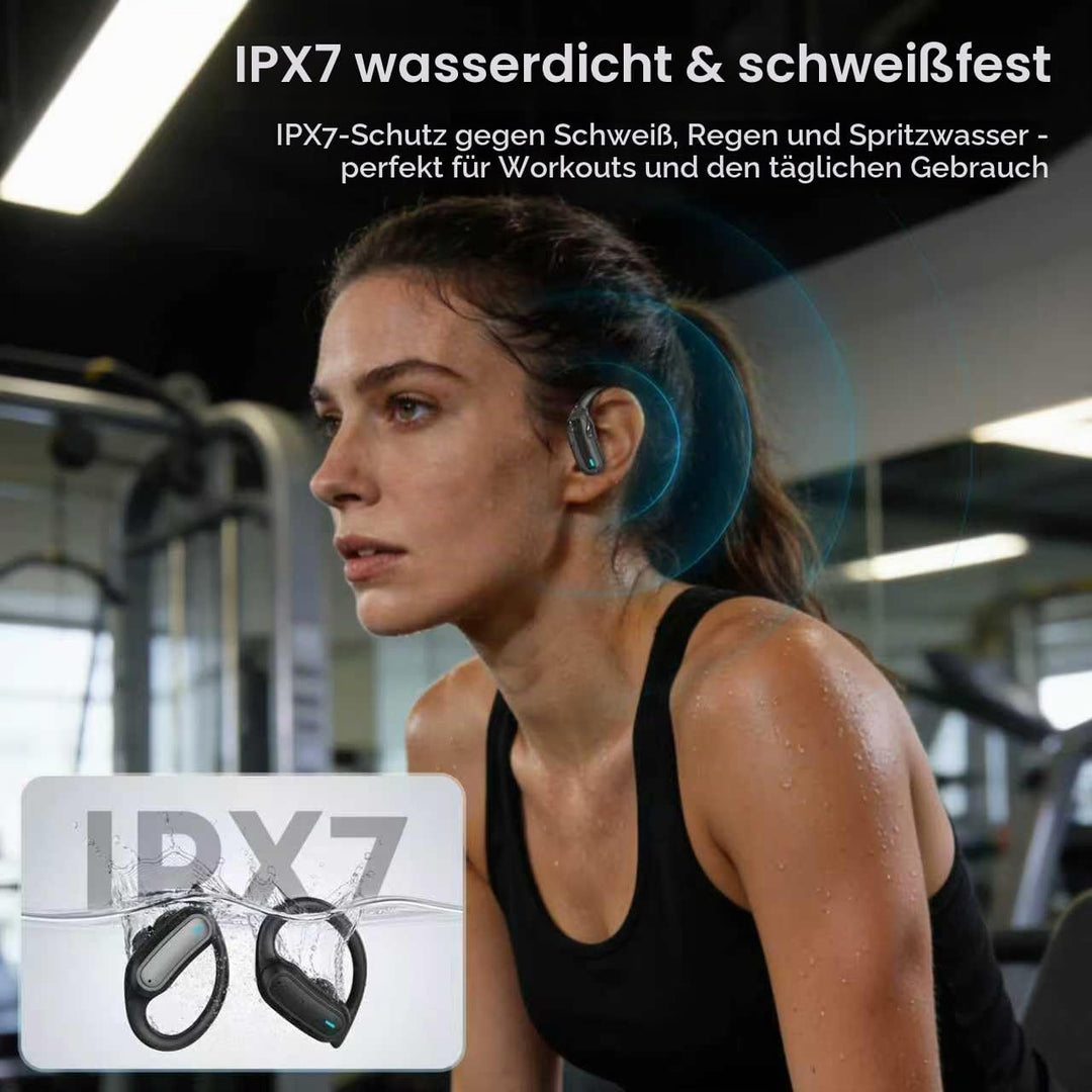 TRAUSI Kabellose Bluetooth-Kopfhörer, Bluetooth 5.3 Stereo, Over-Ear-Kopfhörer, Mikrofon mit Geräusc