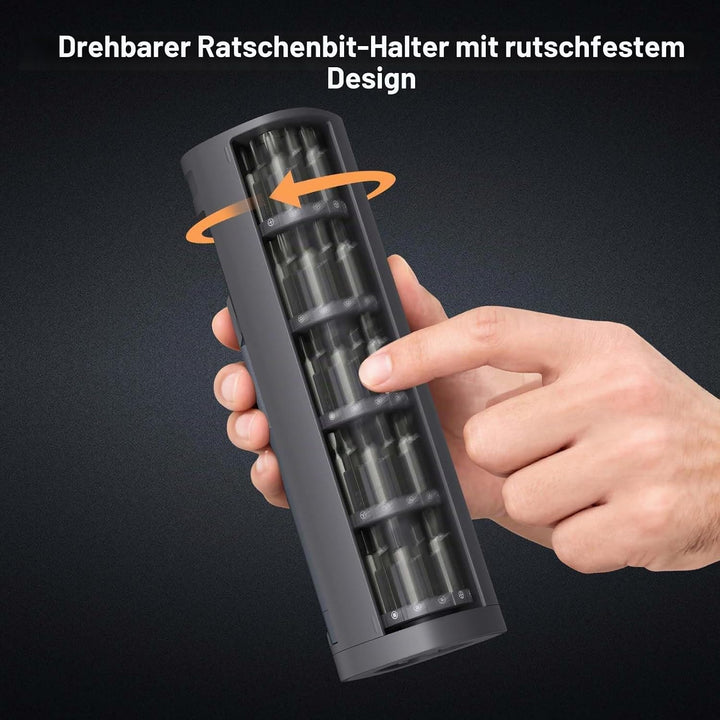 MQFORU Mini-Elektro-Schraubendreher-Set, 78 in 1 Präzisions-Elektro-Schraubendreher mit 72 magnetisc