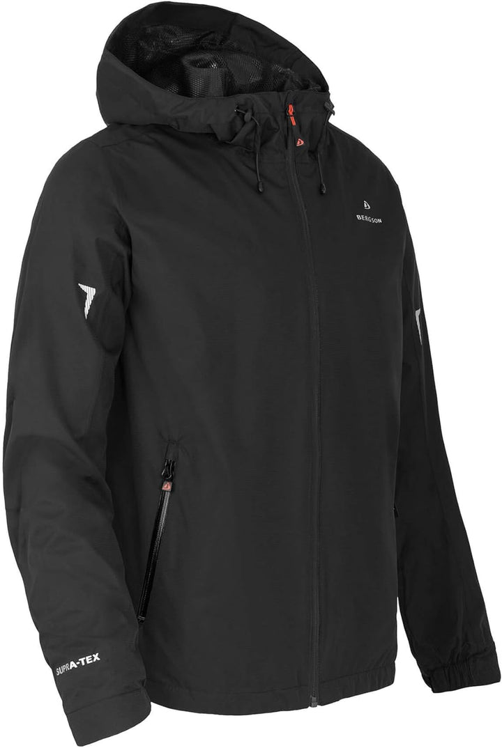 Bergson Herren Regenjacke EGGEN - Wanderjacke - Fahrradjacke - Outdoorjacke - wasserdicht - winddich