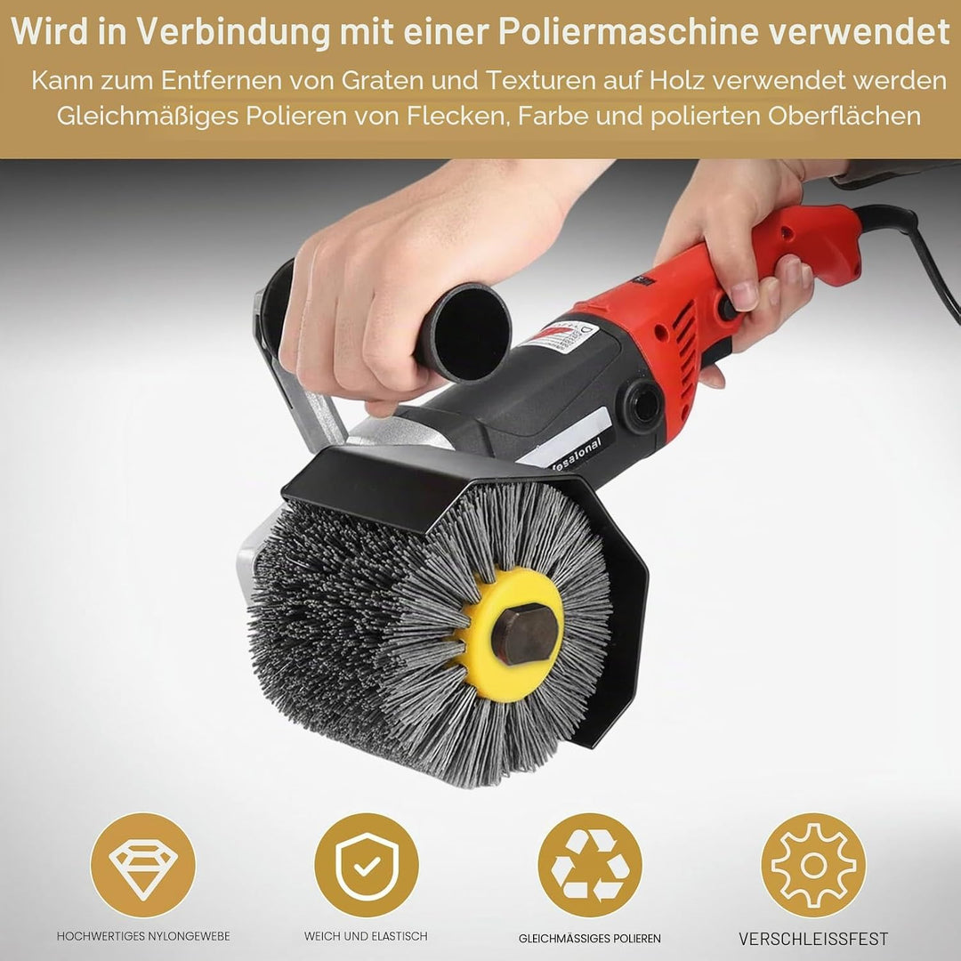 Schleifbürsten, Nylonbürste 80 , Körnung Nylonbürste, Polierbürste zum Holzverarbeitung,für Satinier