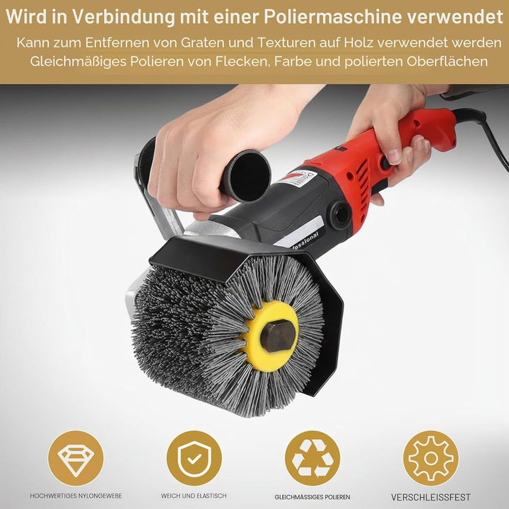Schleifbürsten, Nylonbürste 80 , Körnung Nylonbürste, Polierbürste zum Holzverarbeitung,für Satinier