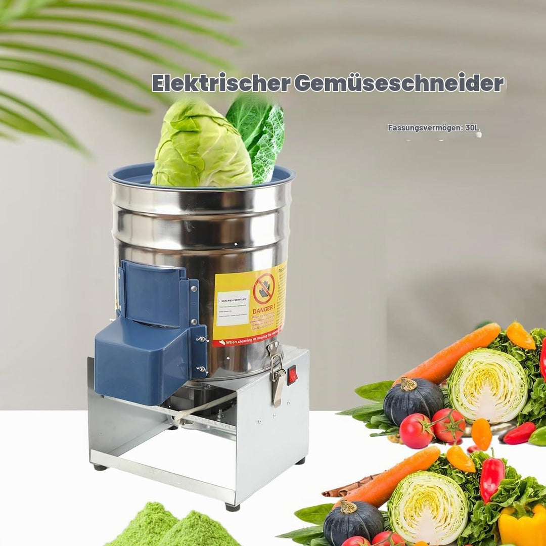 550W 220V Gemüseschneider Futterhäcksler Grünfutterschneider Edelstahl
