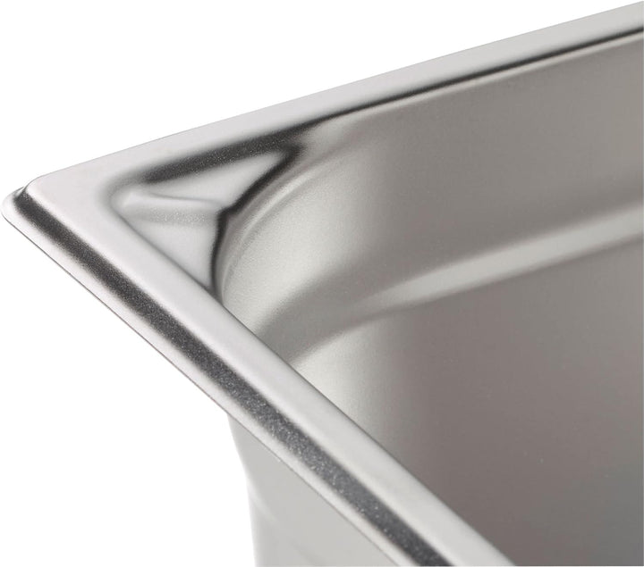 METRO Professional GN-Behälter 1/1, Edelstahl, Höhe 150 mm, lebensmittelechter und hitzebeständiger