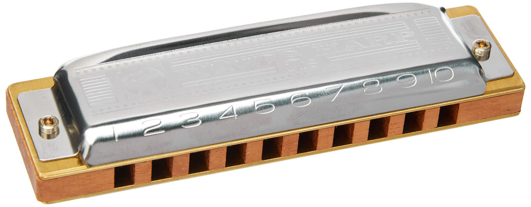 Hohner Blues Harp Mundharmonika in F-Dur Single, Single