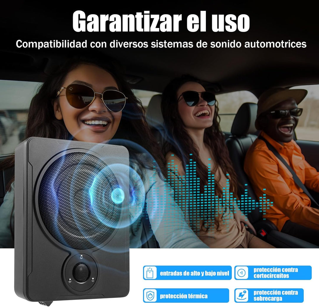 Unter Sitz Subwoofer für Autos 200W Subwoofer für Autos, Subsystem mit Integriertem Verstärker, High