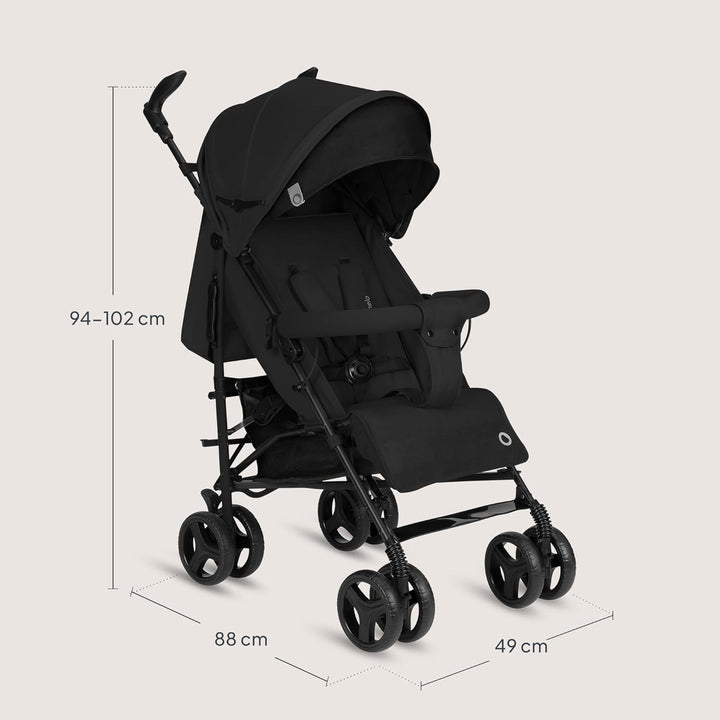 Lionelo Irma Buggy Kinderwagen ab 6 Monate, leicht 7 kg, Liegeposition, faltbar mit Einhand-Faltsyst