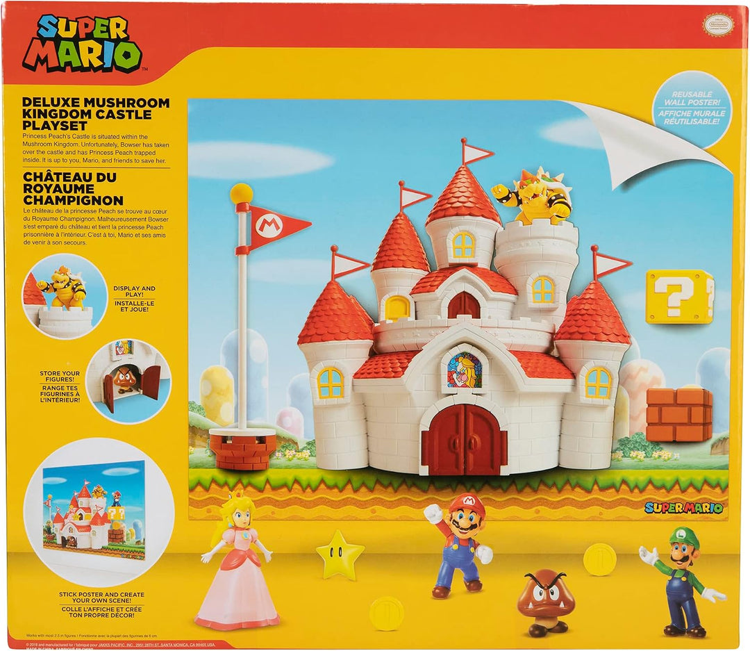 Nintendo NINTENDO SUPER Mario PILZ-PALAST +Figur, 70843-4L, Mehrfarbig, Mehrfarbig