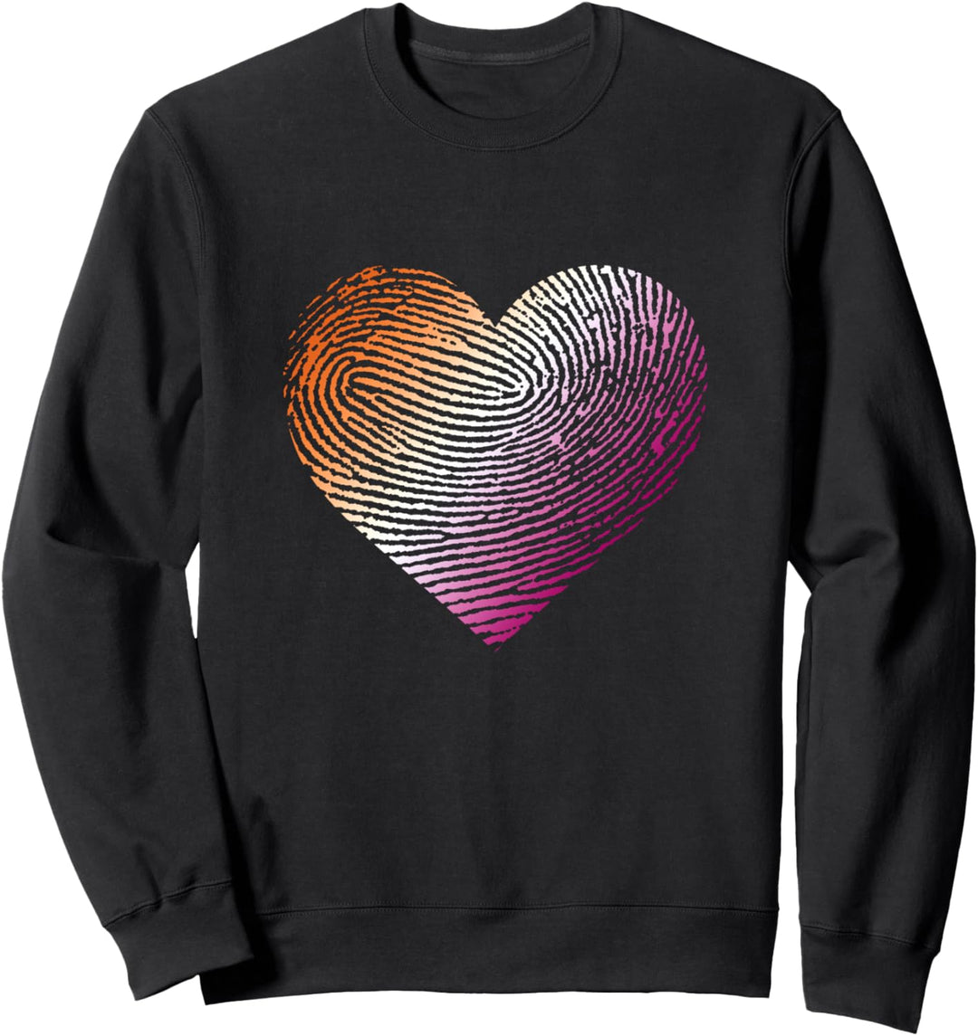 Lesben Herz LGBT CSD Lesbisch Sweatshirt