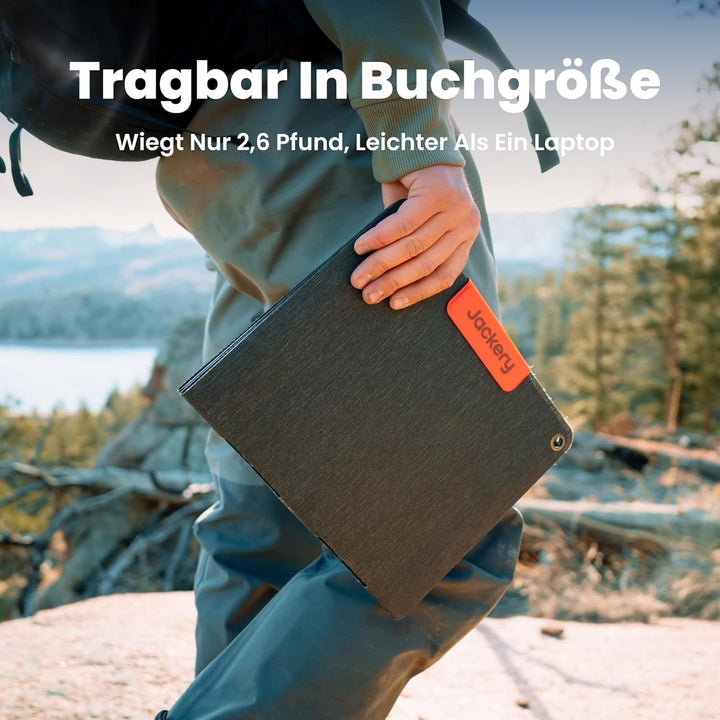 Jackery Explorer 100 Plus, 99 Wh/31000 mAh Tragbare Powerstation mit LiFePO4 Akku mit 128 W Ausgang,