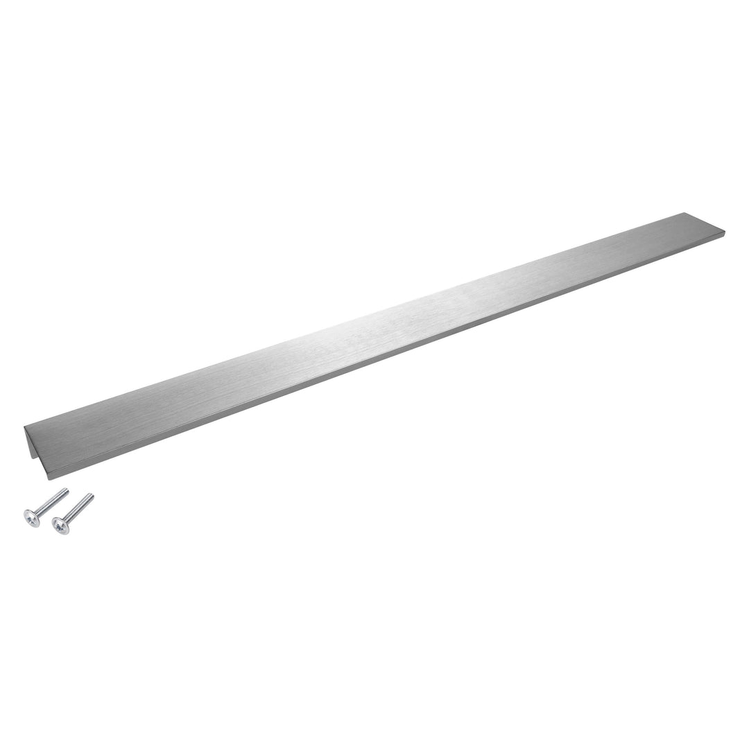 5er Set Alu Möbelgriff SEARL 480 mm Edelstahloptik Profilgriff Schubladengriff Küchengriff von SO-TE