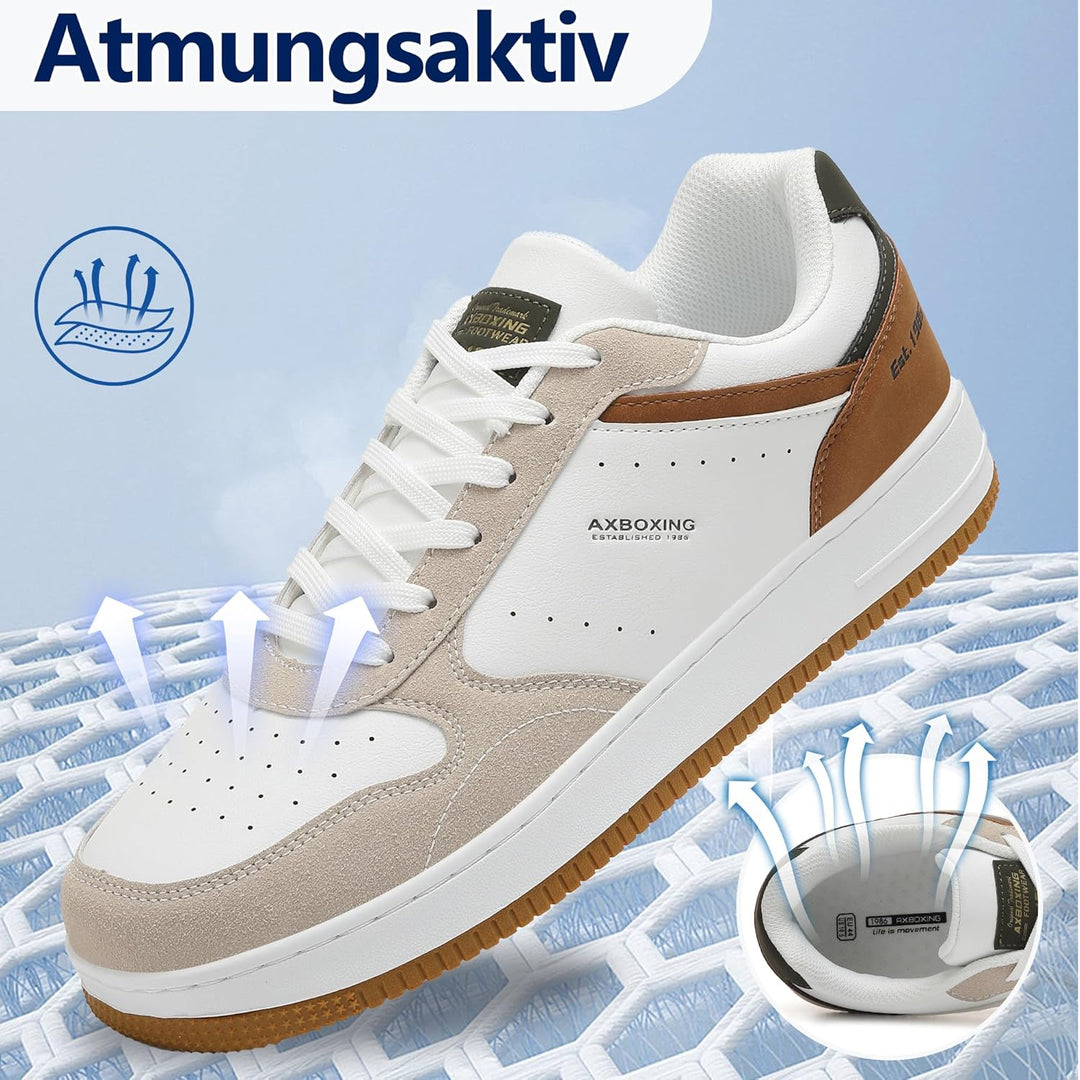 AX BOXING Sneaker Herren Schuhe Mode Herrenschuhe Freizeitschuhe Walkingschuhe Atmungsaktiv Trainers