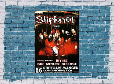 Slipknot - Disasterpieces, Stuttgart 2000 » Konzertplakat/Premium Poster | Live Konzert Veranstaltun