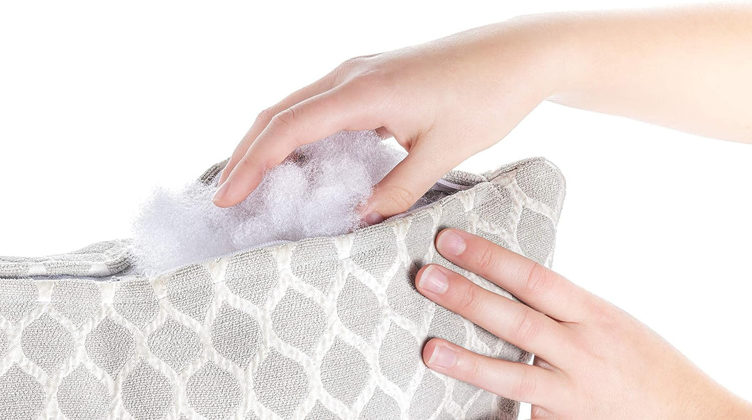 Todocama - Füllung aus 100% Polyester - silikonisierte Hohlfaser - (1 kg) - Füllung für Kissen, Kiss