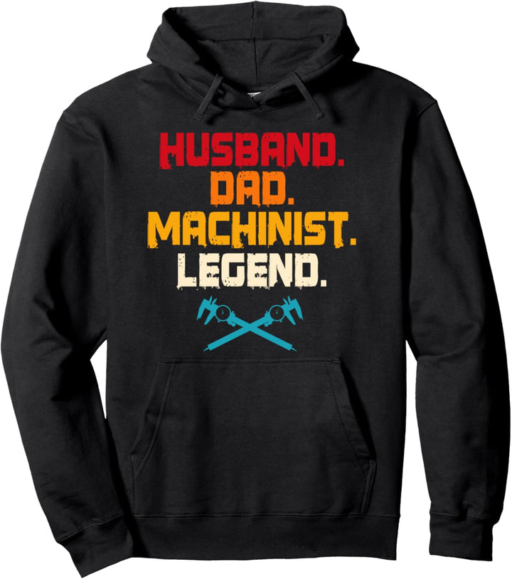 Maschinist Dad Tools CNC-Maschinenbediener Machining Pullover Hoodie
