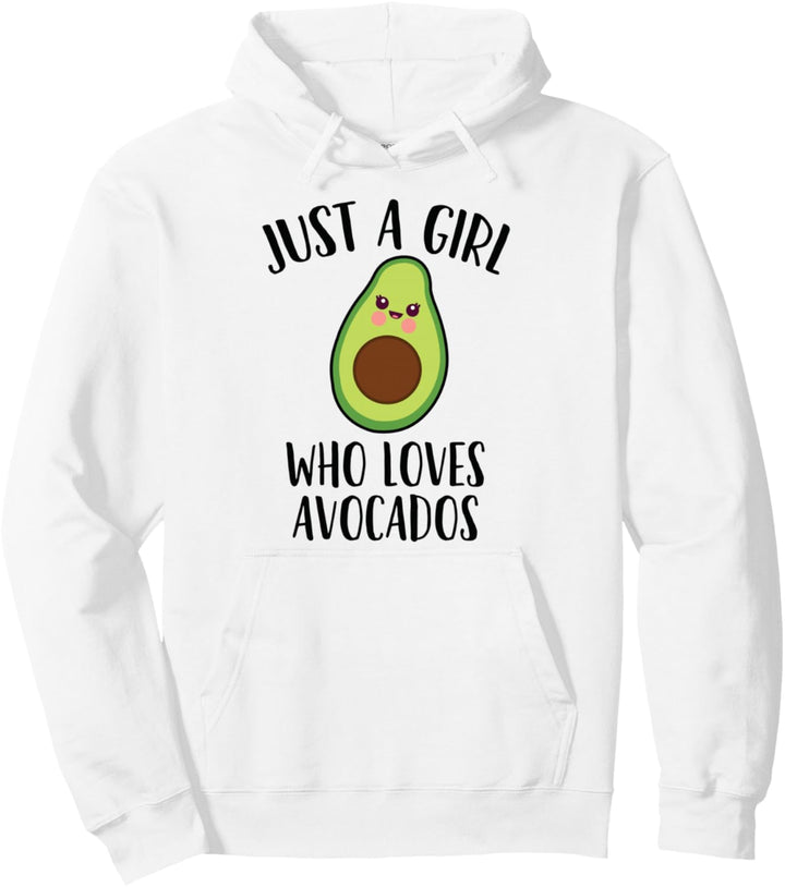 Avocado-Geschenk Nur ein Mädchen, das Avocados liebt Pullover Hoodie