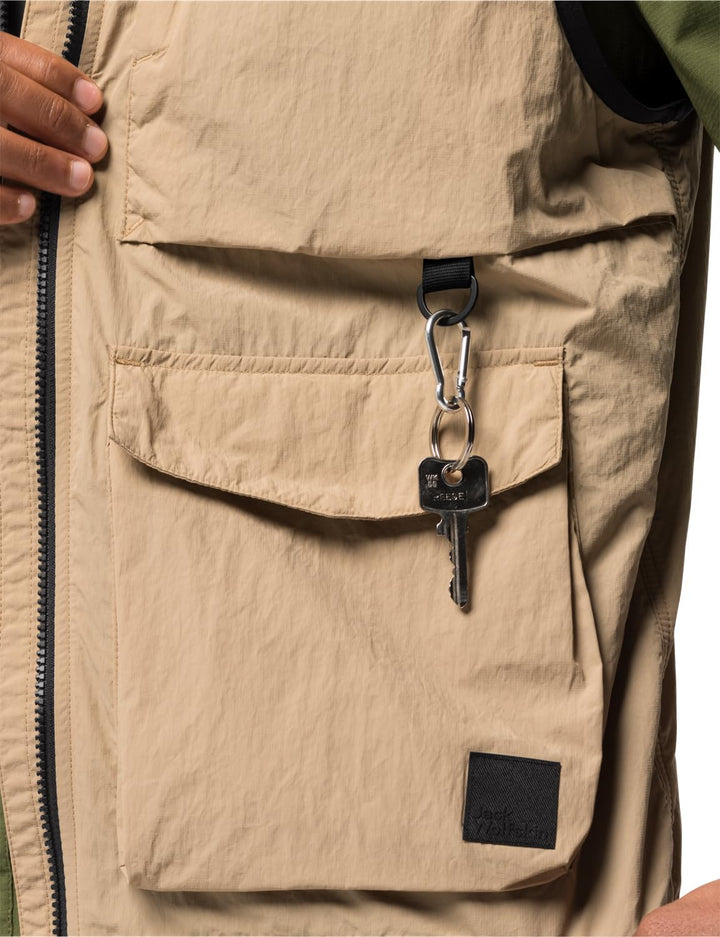 Jack Wolfskin Herren Lightsome Wander Vest M Weste M sand storm, M sand storm