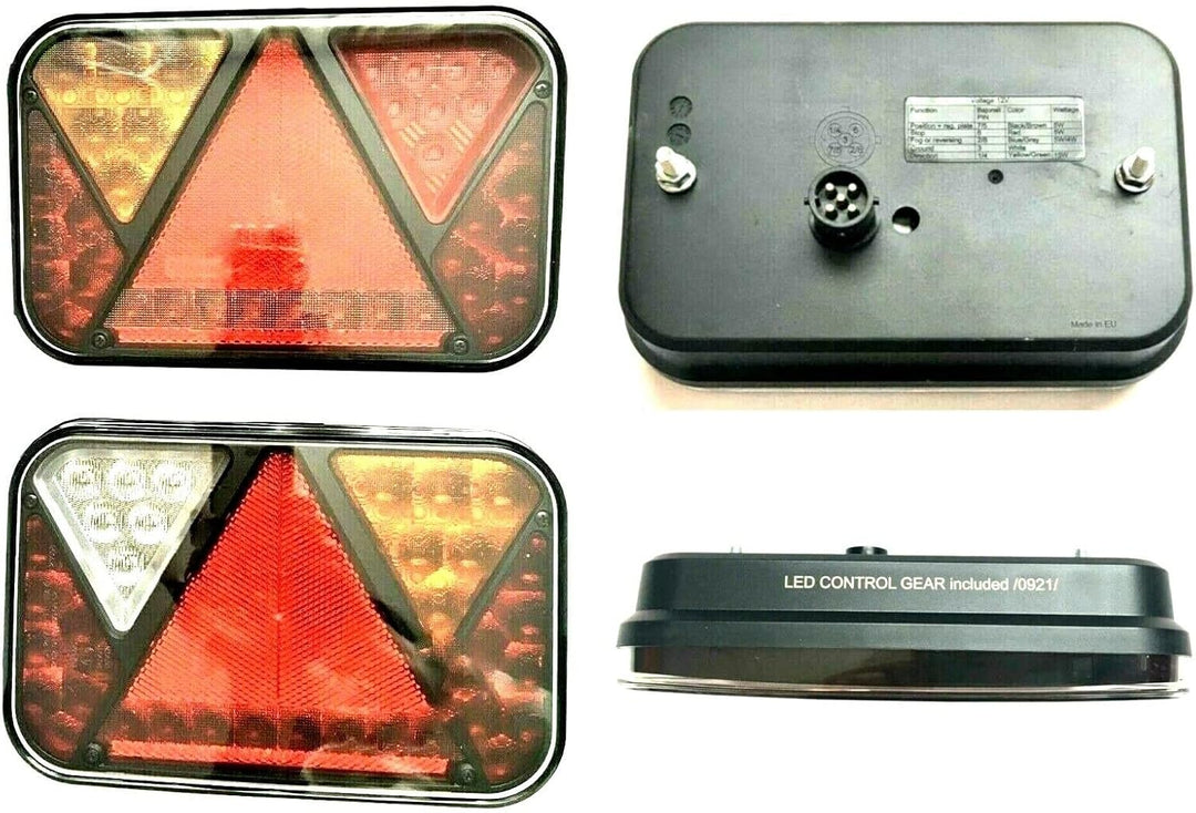Anhängerbeleuchtung Set LED Rückleuchten Control Box CANBUS 13 polig Kabel 5m