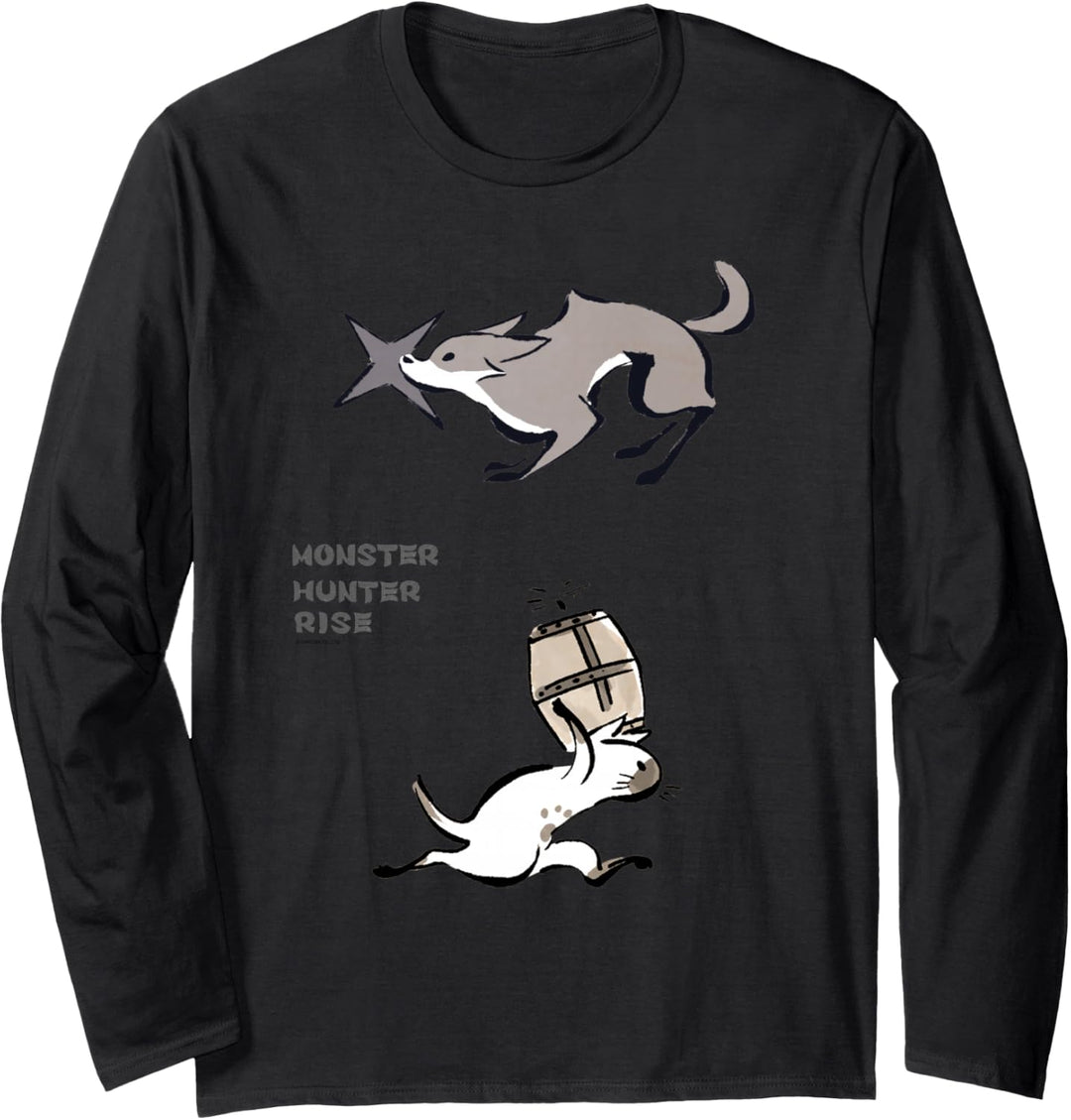 MONSTER HUNTER RISE Palico&Palamute Langarmshirt