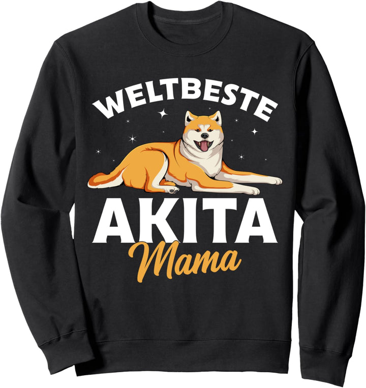 Akita Hunde Mama Frauchen Sweatshirt