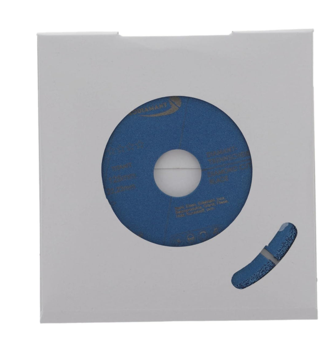 PRODIAMANT Metall Multicut Trennscheibe Titanit 125 mm x 22,2 mm für Winkelschleifer trennt Metall,