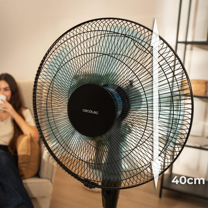 Cecotec Standventilator 515 WindLite Pro. 56 W, 3 Geschwindigkeiten, automatische Oszillation, 40 cm