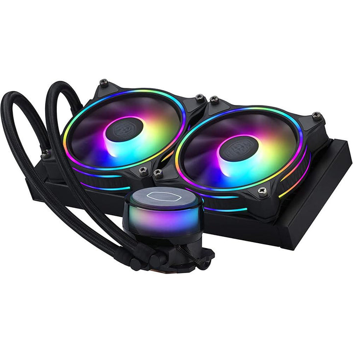 Cooler Master MasterLiquid ML240 Illusion CPU-Flüssigkeitskühler – AIO-Wasserkühlungssystem, Pumpe d