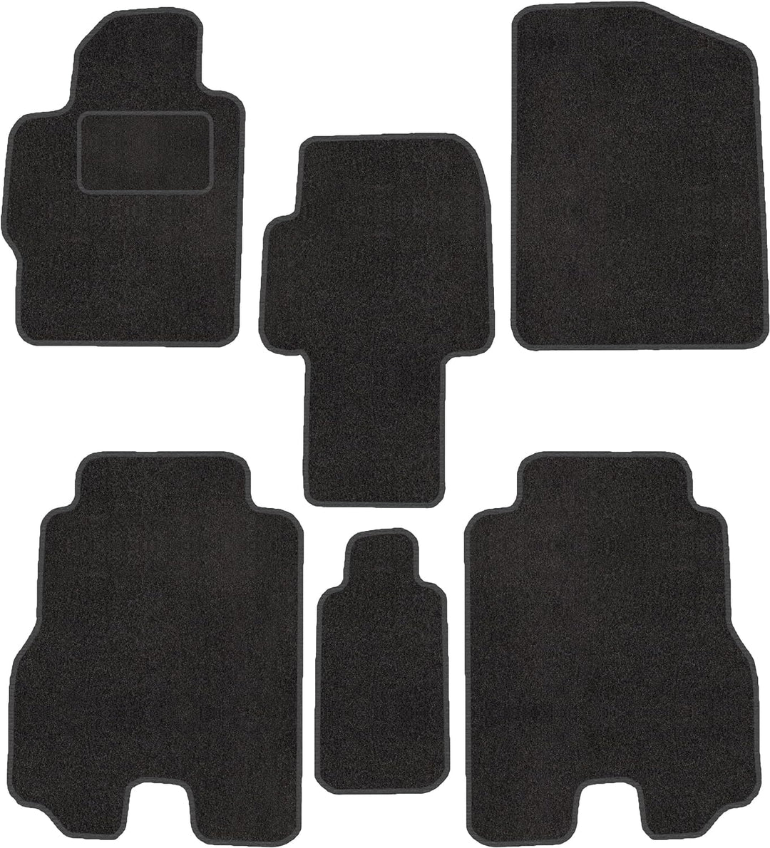 Velour Fussmatten Satz für Honda FR-V (2004-2009) - Premium Qualität - 4-teilig - Passgenau