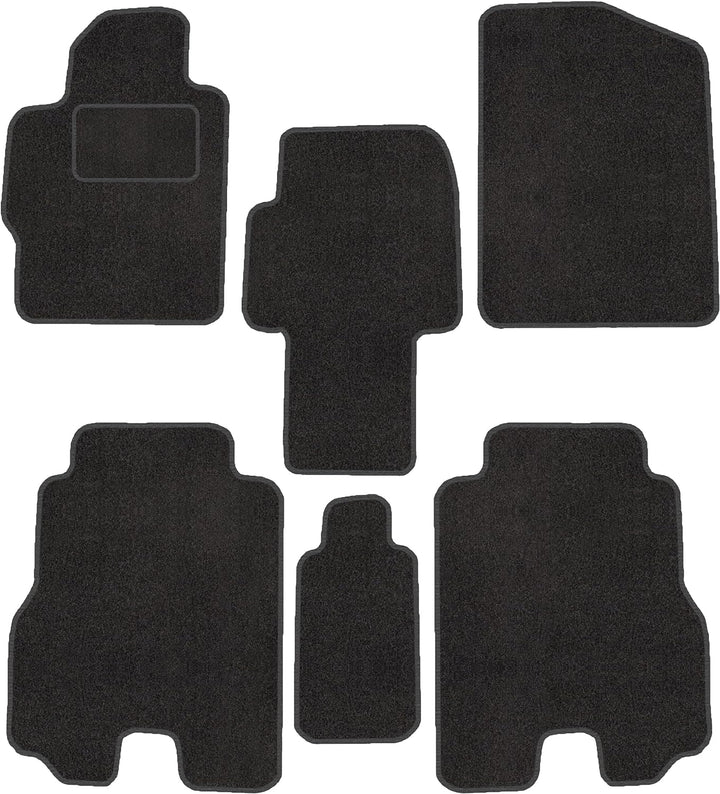 Velour Fussmatten Satz für Honda FR-V (2004-2009) - Premium Qualität - 4-teilig - Passgenau