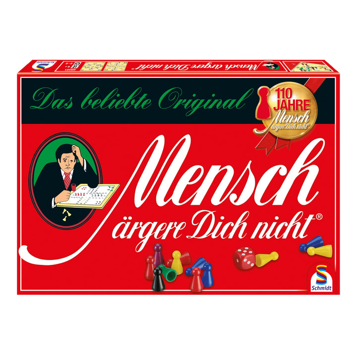 Schmidt Spiele 49021 Mensch ärgere Dich Nicht, Standardausgabe, Würfelspiel Klassisch, Klassisch