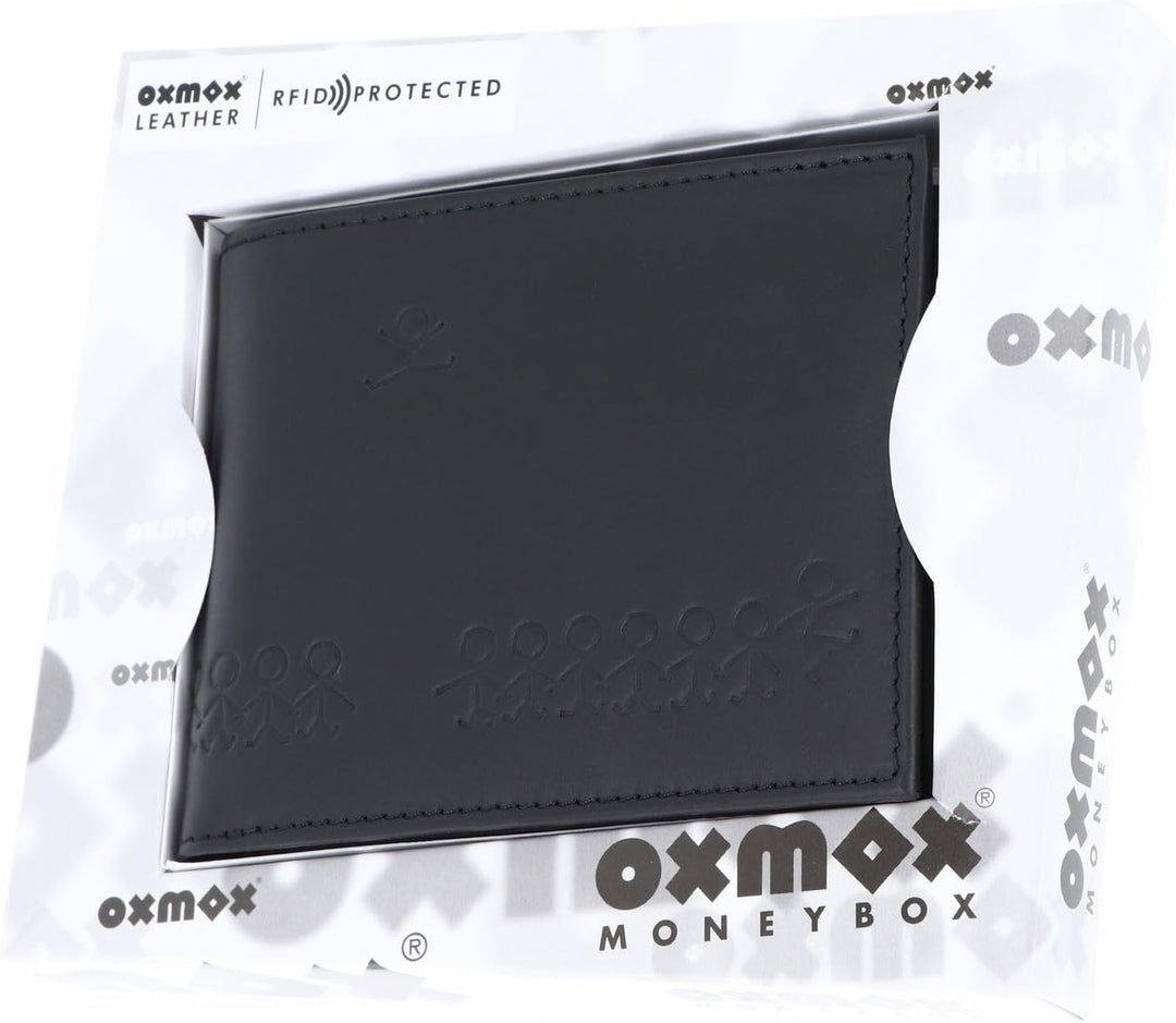 Oxmox Leather - Querscheinbörse 6cc 12 cm RFID Jumping Jack