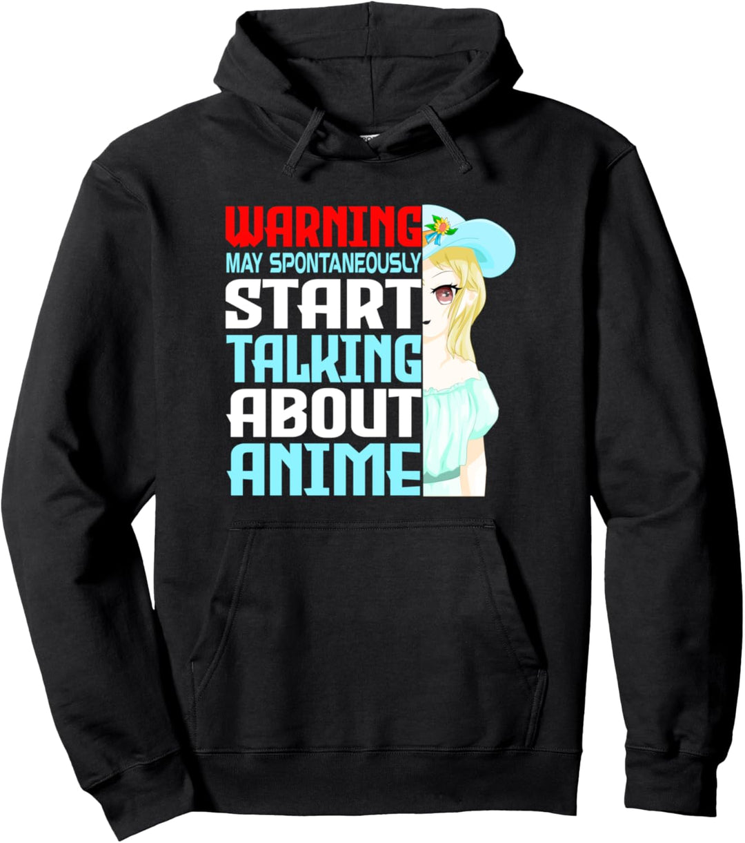 Japan Anime und Manga Spruch Start Talking About Anime Pullover Hoodie