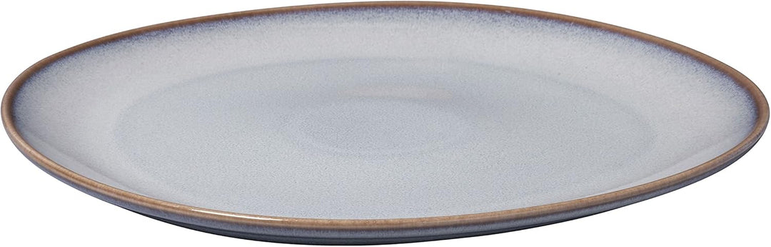 like. by Villeroy & Boch – Lave beige Servierplatte 32x31,5x3 cm, Servierplatte beige, Steingut, mik