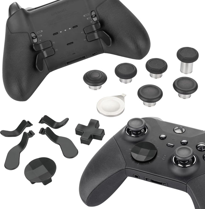 Venom Xbox Elite Series 2 Controller-Zubehörset – Schwarz, Schwarz