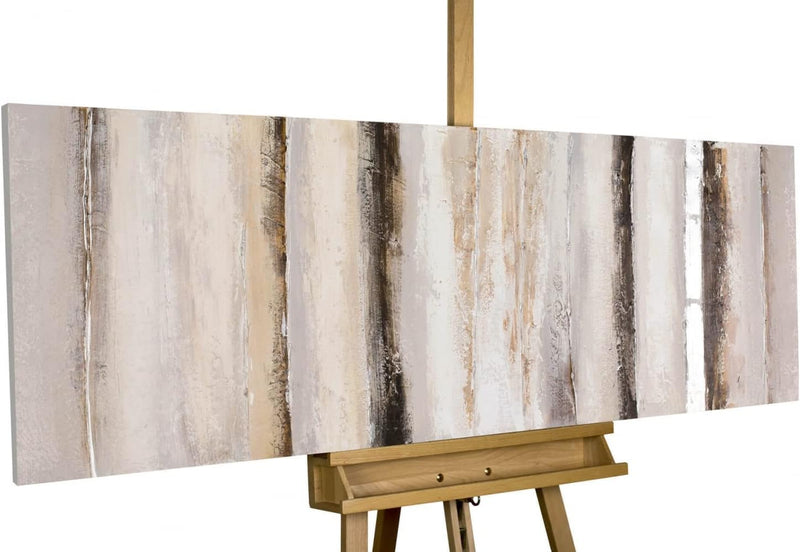 KunstLoft Leinwandbild | 100% HANDGEMALT | 150x50cm | Gemälde &