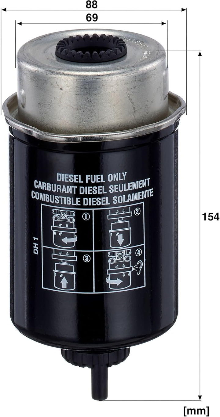 MANN-FILTER WK 8133 Ölfilter – Für Nutzfahrzeuge
