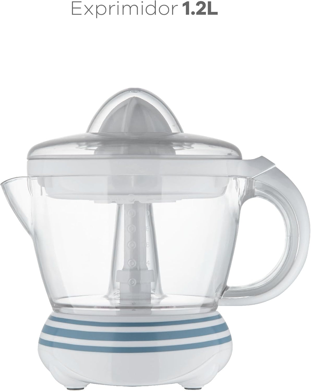 Bergner NOIA - Entsafter 40W 1.2L - Automatischer Motor - 2-Wege Drehung - Transparenter Behälter -