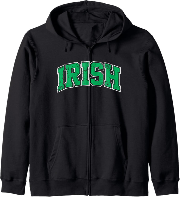 Irischer Jahrgang - Grüner St. Patrick's Day Kapuzenjacke