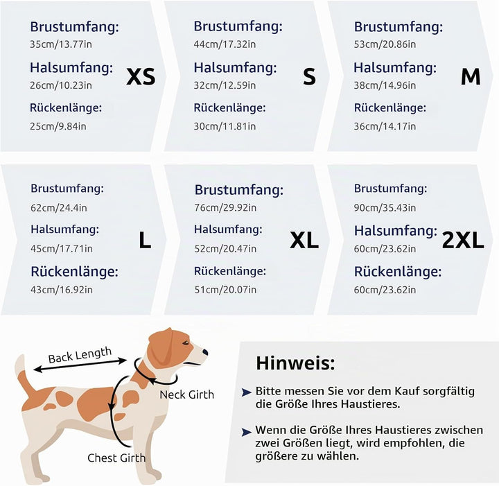 Hundemantel Hundejacke Warm Wintermantel mit Reissverschluss Winddichte &amp; Winddichte mit Reflektorst
