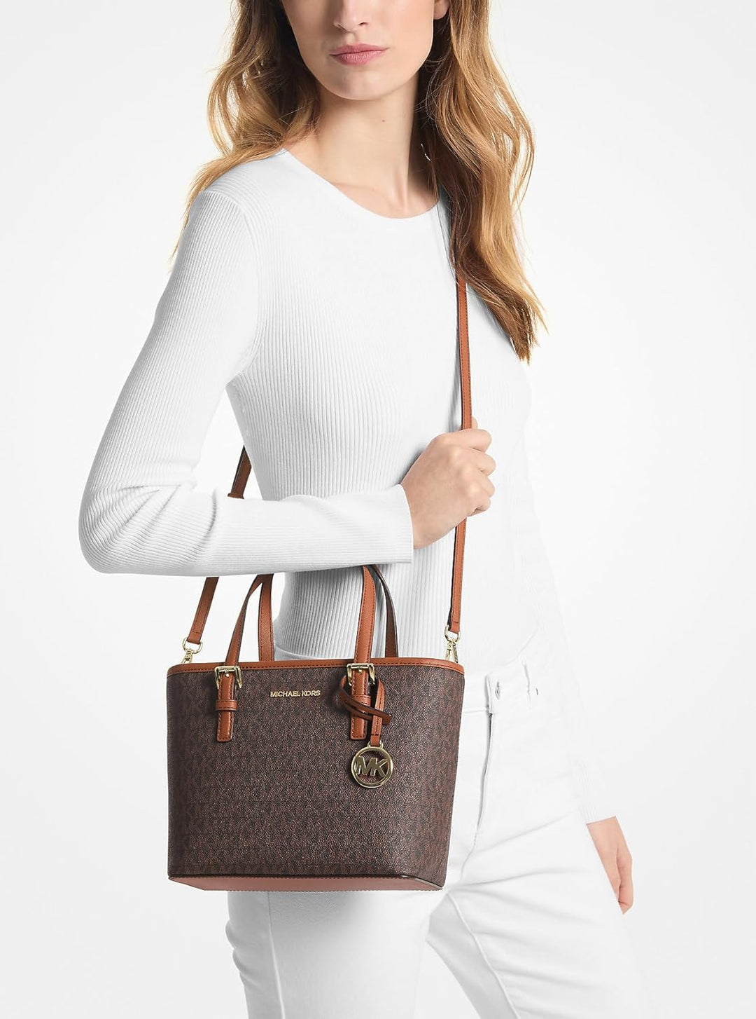 Michael Kors Tragetasche Tragetasche Brown Sig, Brown Sig