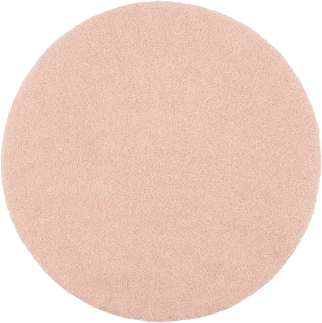 myfelt Flache Filz Sitzauflage, Filz Stuhlauflage - Merle - rund, Ø 36 cm, Rosa, Rosa