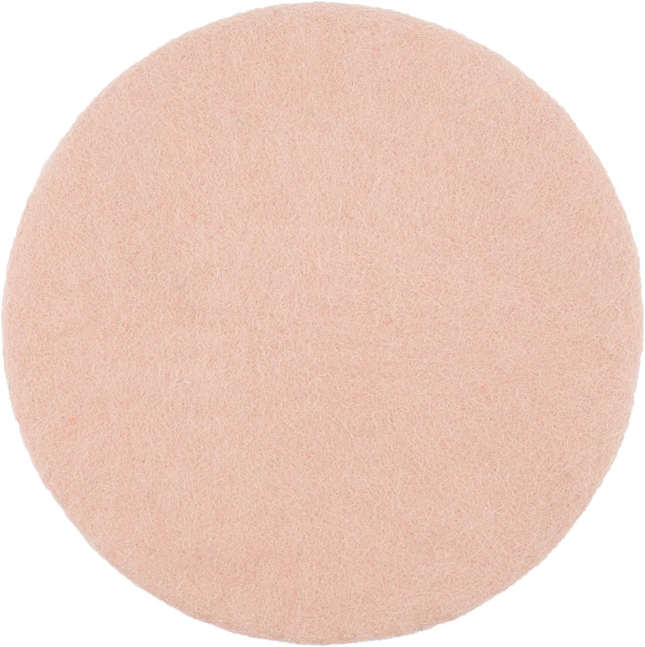 myfelt Flache Filz Sitzauflage, Filz Stuhlauflage - Merle - rund, Ø 36 cm, Rosa, Rosa