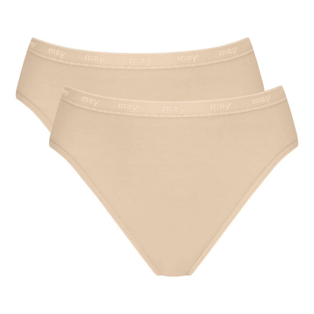 Mey 2er Pack Damen Jazzpants – Slip mit hochelastischen Nähten – Unterhose aus supergekämmter Pima-B
