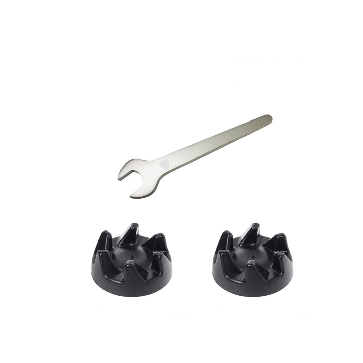 2X Original Kupplung Drive Coupler inkl. Montagewerkzeug Schlüssel passend zu Kitchenaid 5KSB3, KSB3
