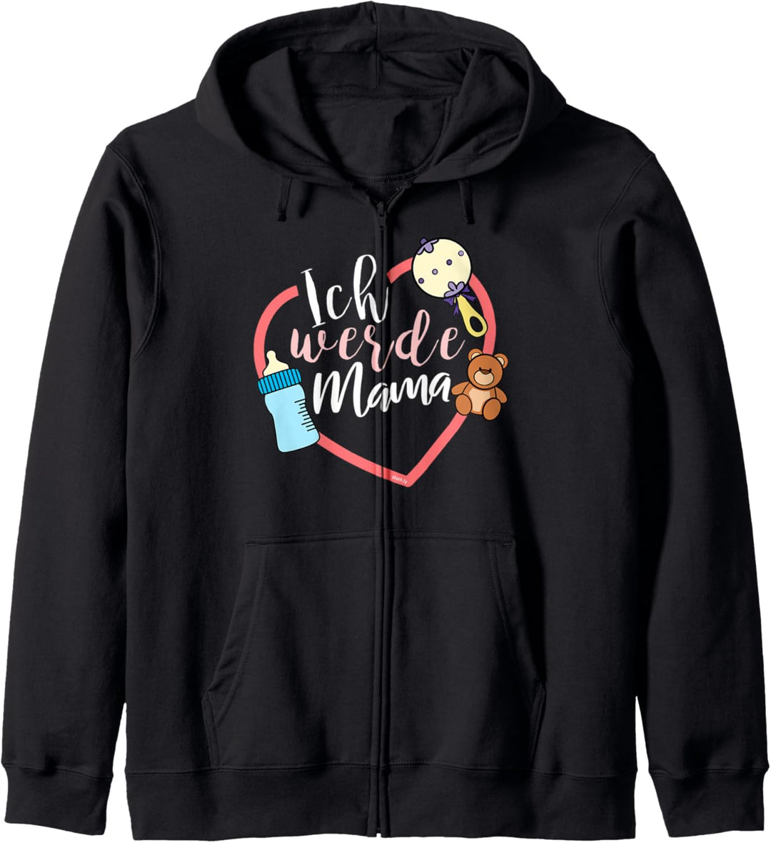 Ich werde Mama Werdende Mutter Geschenk Mami Kapuzenjacke