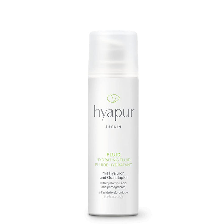 hyapur® - GREEN Fluid 30ml - Die leichte Feuchtigkeitspflege - zur Anti-Aging-Pflege mit Bio- Vegan-