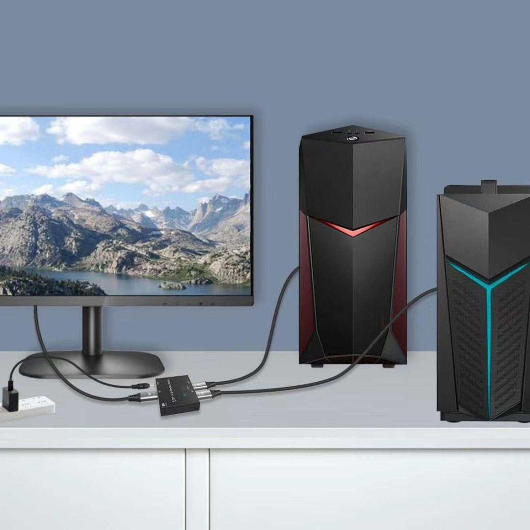 Chenyang DisplayPort Switch 8K DisplayPort Splitter Bidirektion DisplayPort Switcher DisplayPort Swi