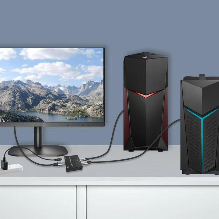 Chenyang DisplayPort Switch 8K DisplayPort Splitter Bidirektion DisplayPort Switcher DisplayPort Swi