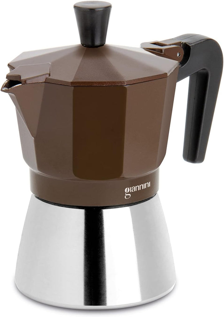 Giannini Espressokocher NINA Induktion, Format 6 Tassen, Aluminium, induktionsgeeignet