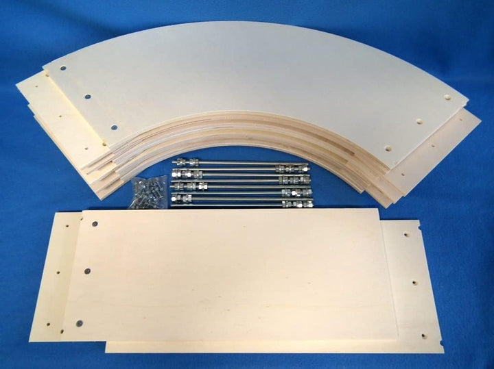 Zweispur Gleiswendel für Spur H0 für Modelleisenbahn 3,5 Ebenen + Anfahrten